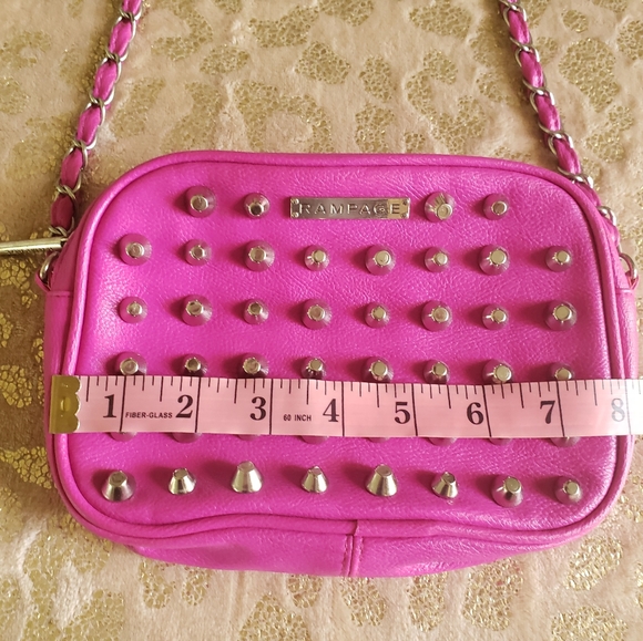 RAMPAGE | Small Pink Studded Bag - Picture 13 of 16